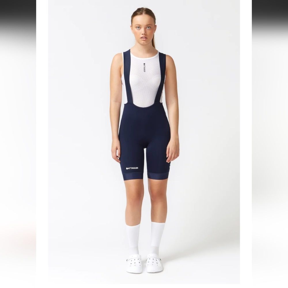 Women's Blue Cycling Bib Attaquer
